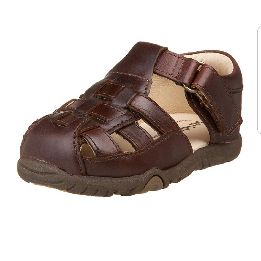 Stride Rite Leather Reid Fisherman Sandals 5.5w